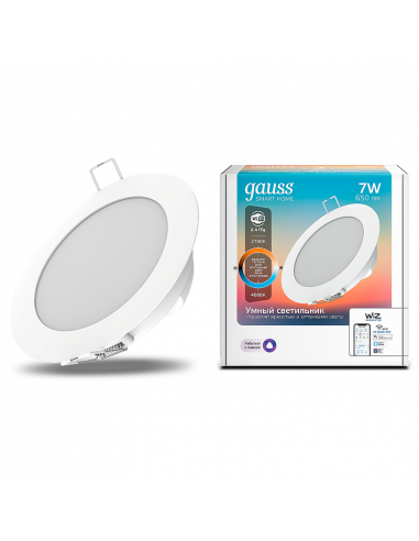 Свет-ик даунлайт Gauss Smart Home 7W 650lm...
