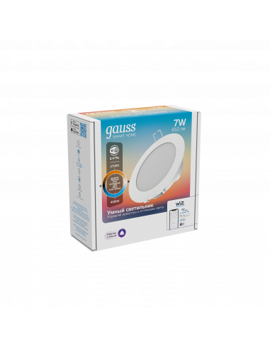 Свет-ик даунлайт Gauss Smart Home 7W 650lm...