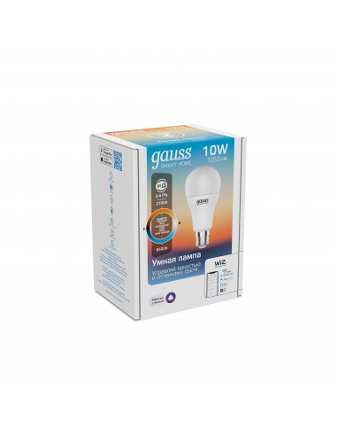 Лампа Gauss Smart Home A60 10W 1055lm...