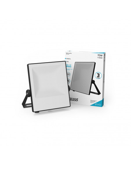 Прожектор Gauss EVO 70W 6300lm 6500K 100-240V IP65 черный LED 1/10