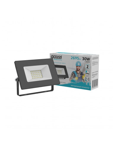 Прожектор Gauss Elementary 30W 2695lm 4000К...