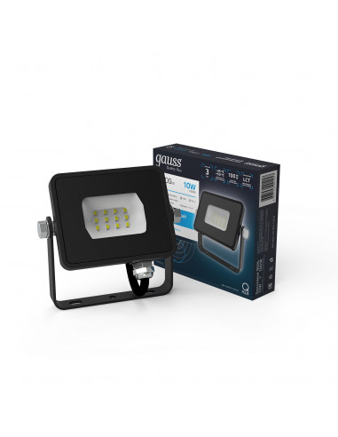 Прожектор Gauss Qplus 10W 1000lm 6500K 200-240V...