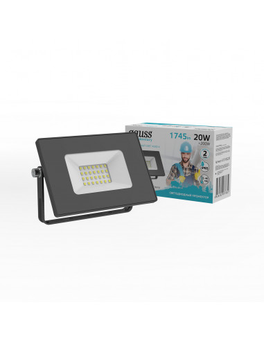 Прожектор Gauss Elementary 20W 1745lm 4000К...