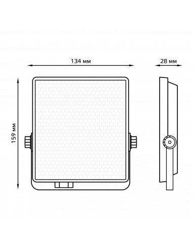 Прожектор Gauss EVO 30W 2700lm 6500K 100-240V...