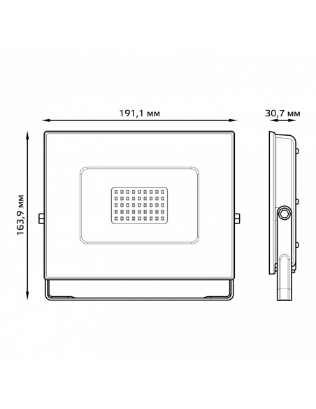Прожектор Gauss Elementary 70W 4800lm 6500К 175-265V IP65 PROMO черный LED 1/10