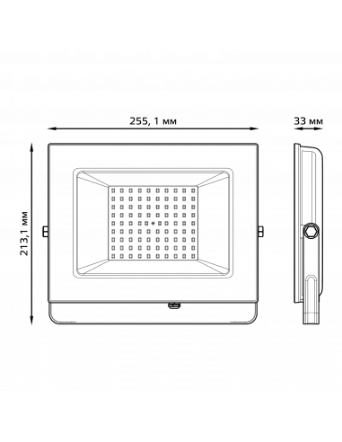 Прожектор Gauss Elementary 100W 9450lm 3000К...