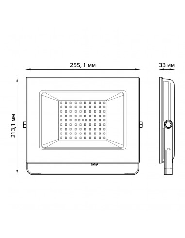 Прожектор Gauss Elementary 100W 9450lm 3000К...