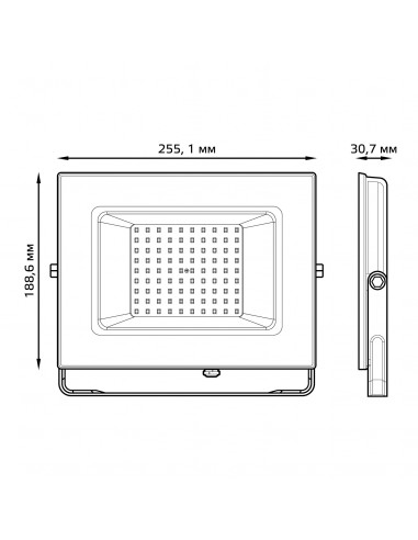 Прожектор Gauss Elementary 100W 7200lm 6500К...