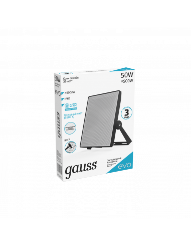 Прожектор Gauss EVO 50W 4500lm 6500K 100-240V...