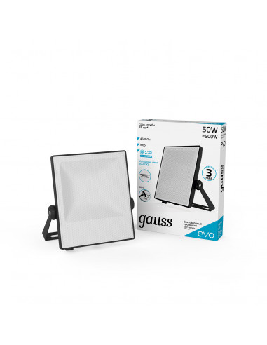 Прожектор Gauss EVO 50W 4500lm 6500K 100-240V...