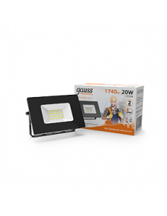 Прожектор Gauss Elementary 20W 1740lm 3000К 200-240V IP65...