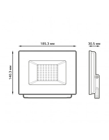 Прожектор Gauss Elementary 50W 4500lm 6500K...