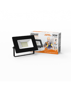 Прожектор Gauss Elementary 30W 2690lm 3000К 200-240V IP65...