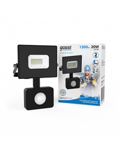 Прожектор Gauss Elementary-S 20W 1300lm 6500К 175-265V...