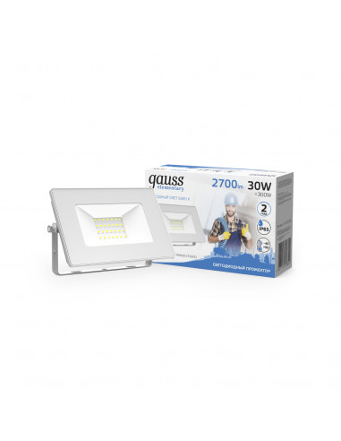 Прожектор Gauss Elementary 30W 2700lm 6500K...