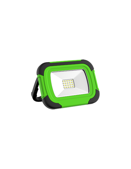 Прожектор Gauss Portable 10W 700lm IP44 6500К зеленый LED 1/20