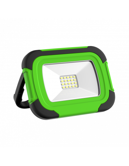 Прожектор Gauss Portable 10W 700lm IP44 6500К зеленый LED 1/20