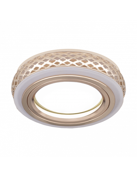 Светильник Gauss Backlight BL084 Кругл. Золото/Белый, Gu5.3, 3W, LED 3000K 1/30