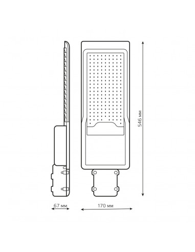 Светильник уличный Gauss Avenue 120W 11000lm...