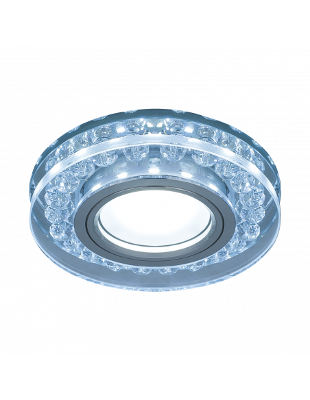 Светильник Gauss Backlight BL045 Кругл. Кристалл/Хром, Gu5.3, LED 4100K 1/40