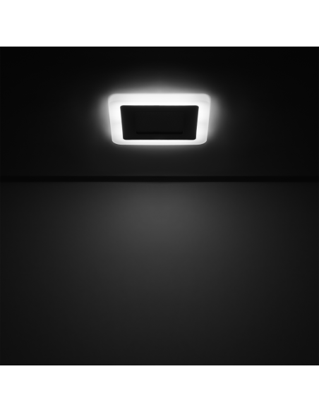 Светильник Gauss Backlight кв 3+3W 350lm 4000K 180-265V IP20 монт Ø85 105*105*31мм 3 реж  LED 1/40