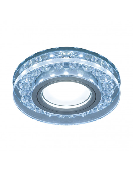 Светильник Gauss Backlight BL045 Кругл. Кристалл/Хром, Gu5.3, LED 4100K 1/40
