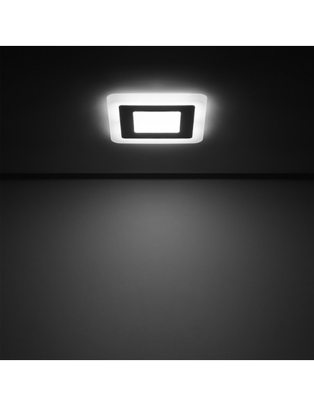 Светильник Gauss Backlight кв 3+3W 350lm 4000K 180-265V IP20 монт Ø85 105*105*31мм 3 реж  LED 1/40