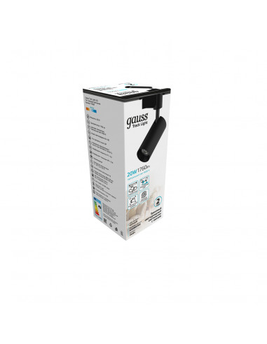 Светильник трековый Gauss цилиндр 20W 1760lm...