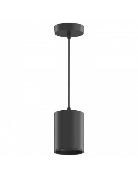 Светильник Gauss Overhead подвес цил12W 660lm 3000K 170-240V IP20 79*100мм черный LED 1/10