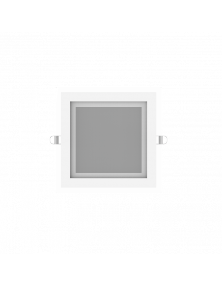 Светильник Gauss Glass кв 18W 1390lm 3000K 220-240V IP20 монт Ø150х150 200*200*30 с дек стек LED 1/20