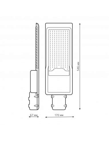Светильник уличный Gauss Avenue 120W 11000lm...