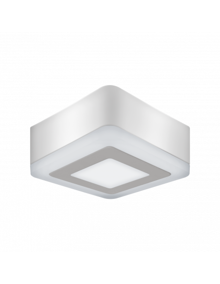 Светильник Gauss Backlight накладной BL221 Квадрат. Акрил, 3+3W, LED 4000K, 105*105, 1/40
