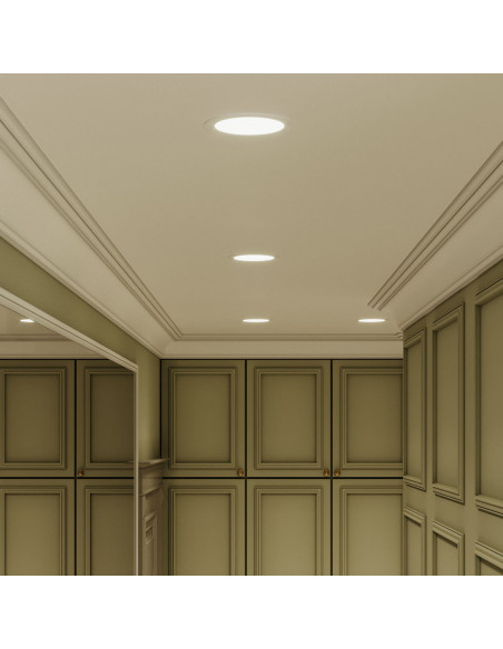 Светильник Gauss Slim круг 9W 660lm 4000K 180-265V IP20 монтаж Ø130 145*22 LED 1/20