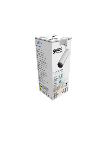 Светильник трековый Gauss цилиндр 24W 1830lm...