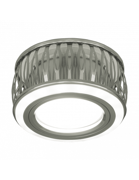 Светильник Gauss Backlight BL095 Кругл. Хром/Белый, Gu5.3, 3W, LED 3000K 1/30