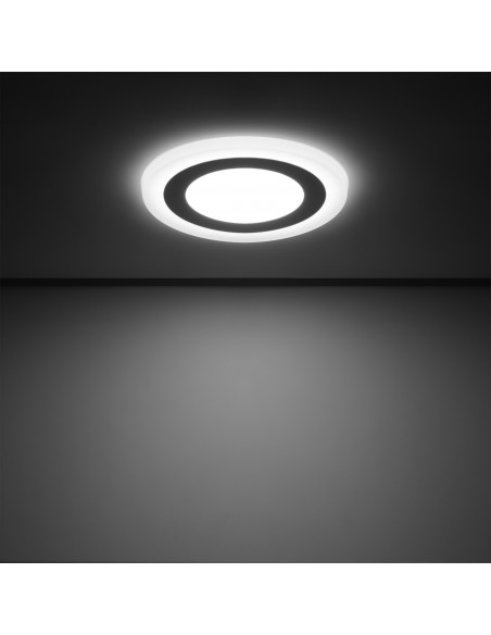 Светильник Gauss Backlight круг 6+3W 540lm 4000K 180-265V IP20 монт Ø120 145*31мм 3 реж  LED 1/40