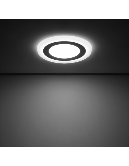 Светильник Gauss Backlight круг 6+3W 540lm 4000K 180-265V IP20 монт Ø120 145*31мм 3 реж  LED 1/40