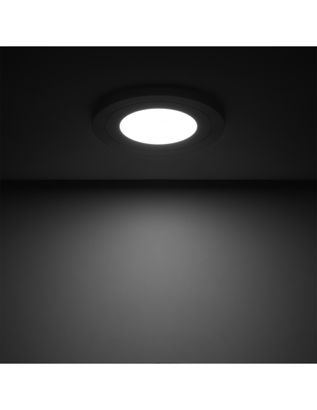Светильник Gauss Backlight круг 6+3W 540lm 4000K 180-265V IP20 монт Ø120 145*31мм 3 реж  LED 1/40