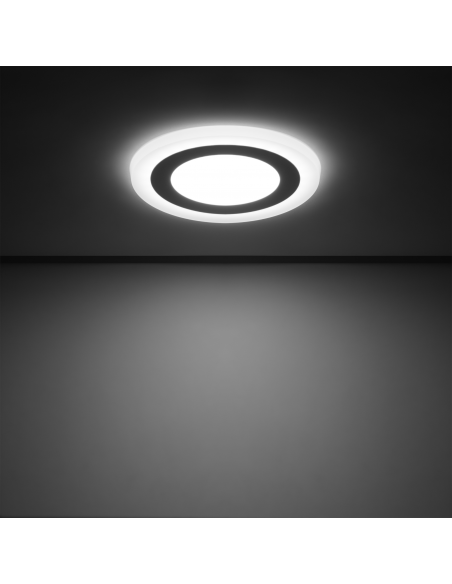 Светильник Gauss Backlight круг 6+3W 540lm 4000K 180-265V IP20 монт Ø120 145*31мм 3 реж  LED 1/40
