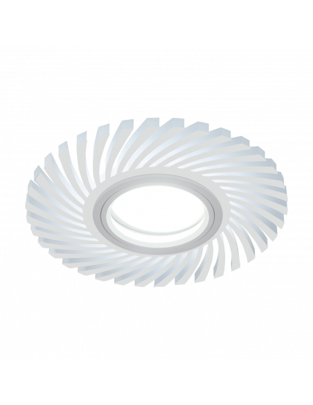Светильник Gauss Backlight BL133 Кругл./узор. Белый, Gu5.3, 3W, LED 4000K 1/40