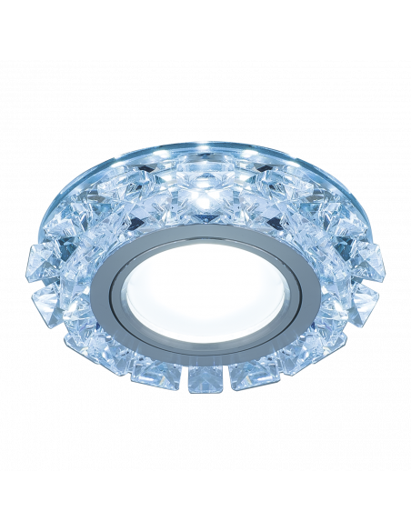 Светильник Gauss Backlight BL050 Кругл. Кристалл/Хром, Gu5.3, LED 4100K 1/40
