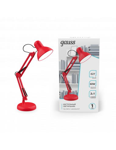 Светильник настольный Gauss модель GTL002 60W...