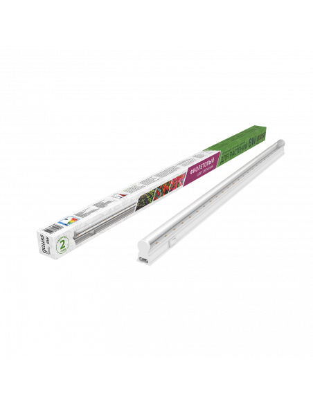 Светильник Gauss Fito для растений 8W 220lm 175-265V IP20 561*25*37мм, фиолет спектр LED 1/25