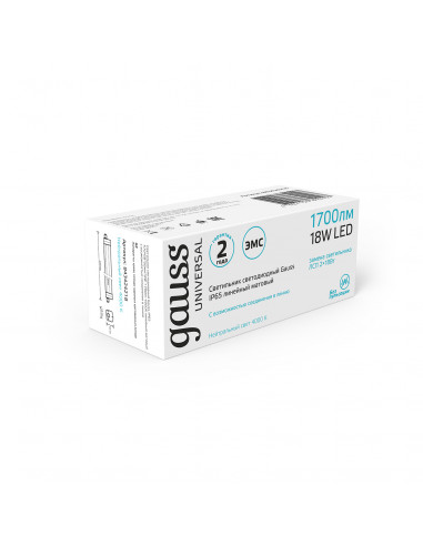 Светильник линейный Gauss UNIVERSAL 18W 1700lm...