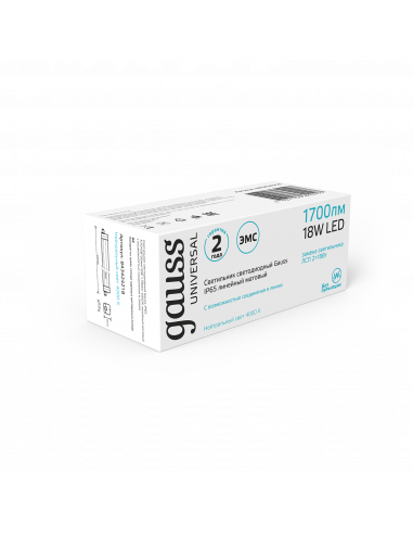 Светильник линейный Gauss UNIVERSAL 18W 1700lm...