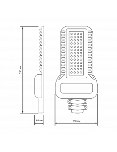 Светильник уличный Gauss Qplus 120W 14400lm 5000K... 2