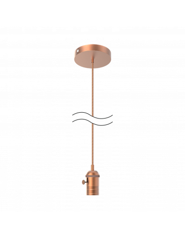 Светильник подвесной Gauss Decor PL043 медный...