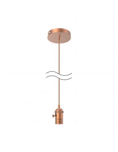 Светильник подвесной Gauss Decor PL043 медный...