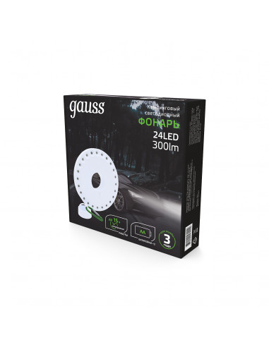 Фонарь кемпинговый Gauss модель GFL003 24LED...