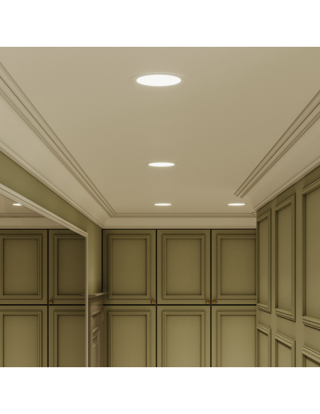 Светильник Gauss Slim круг 12W 990lm 6500K 180-265V IP20 монтаж Ø155 170*22 LED 1/20